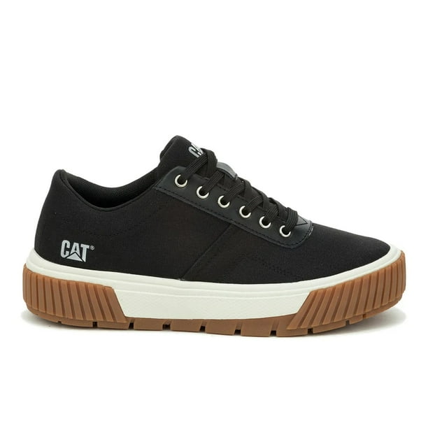 Zapatilla Mujer Amp Canvas Negro Cat