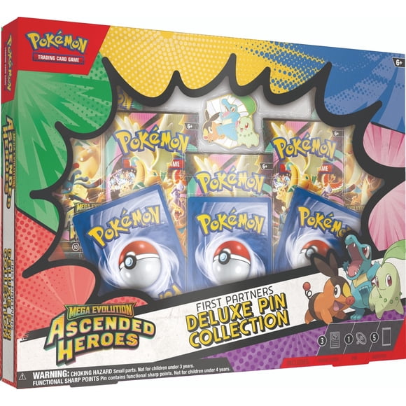 Caja con sobres y pin Colección Deluxe de Pokémon