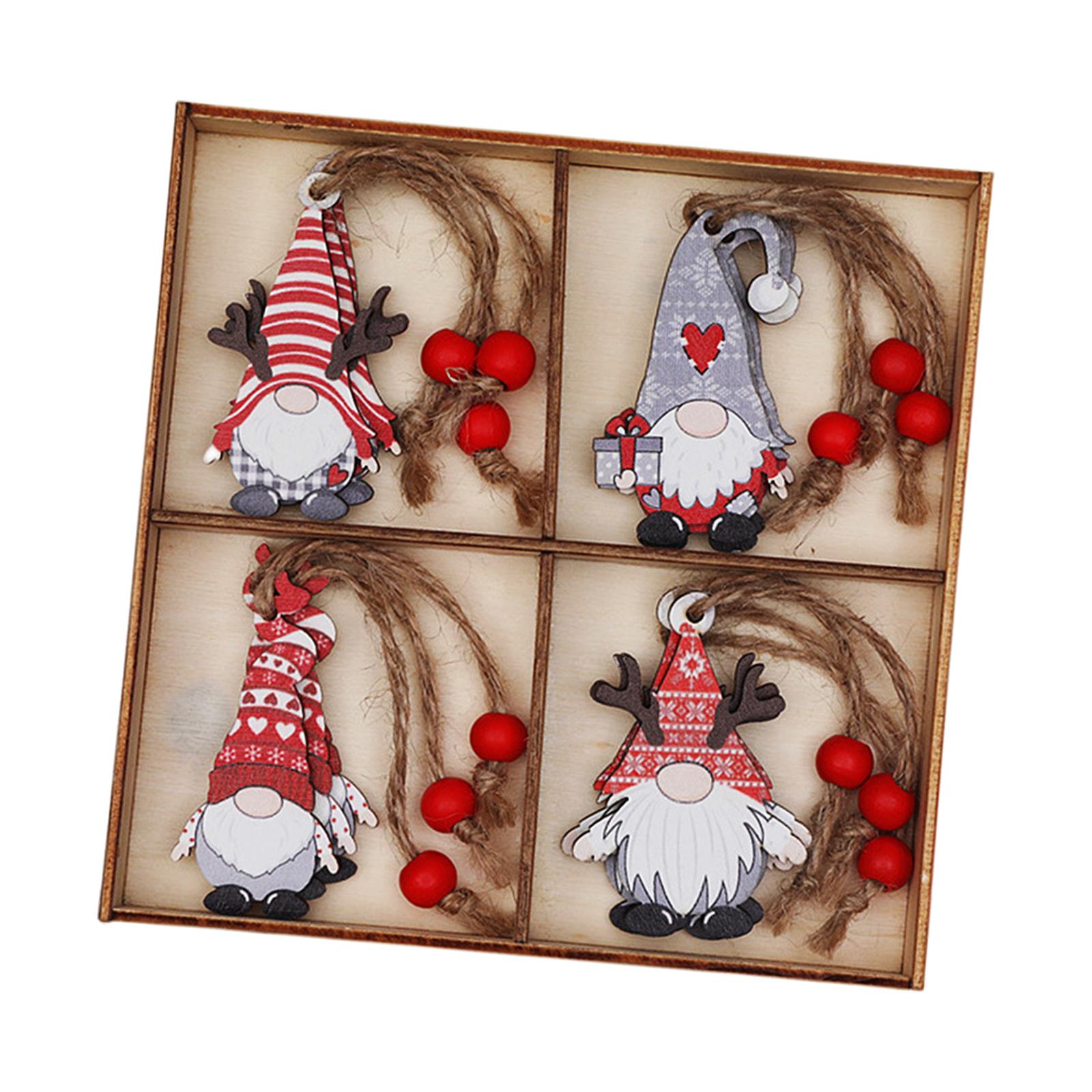 Bothyi - 12X Colgantes Navideños Accesorios Coloridos Para Granja Año Nuevo Festivo Estilo B