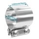 thumbnail image 2 of Abrazadera de escape LWNWPPER 63 mm (2 piezas) acero inoxidable, 2 of 6