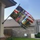thumbnail image 5 of Bandera exterior Pziauot 911 2,8 m 25.º aniversario – Nunca Olvidar, 5 of 7