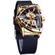thumbnail image 1 of Reloj mecánico transparente FORSINING Winner con diseño triangular, 1 of 9