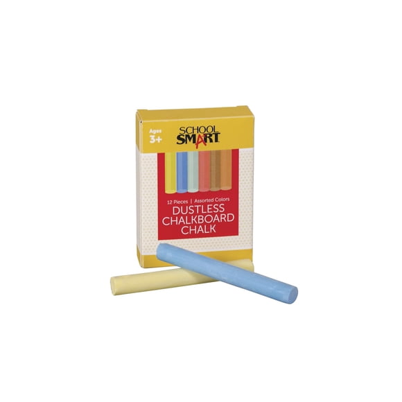 Pizarra inteligente Chalk School, colores surtidos, paquete de 12