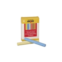 School Smart - Pizarra Inteligente Chalk School, Colores Surtidos, Paquete De 12