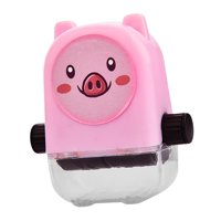 Magideal - Sello Rodante De Números, Juguete Educativo Para Jardín De Infantes En El Hogar, Herramienta Aritmética, Sello De Enseñanza Digital Para Enseñar A Niñ Resta Rosa