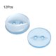 thumbnail image 3 of Uxcell 12 piezas 20L Botones de costura redondos azul claro 12.5mm 1/2" Resina 2 agujeros Ojo de pez Botón de reemplazo para decoración de manualidades Pantalones Vestido Falda Sujetadores de ropa, 3 of 6