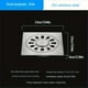 thumbnail image 1 of 1pc Stainless Steel Floor Drain, Deodorant Bathroom Shower Hair Catcher, Practical Shower Drain Hair Catcher For Kitchen Bathroom, 1 of 5