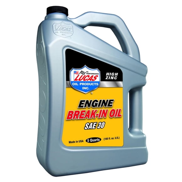 Aceite de motor Lucas Oil con alto contenido de zinc, 30 W, 5 litros