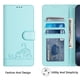 thumbnail image 4 of Funda tipo cartera FOXDOCK para TCL 30 XL con soporte, ranuras, RFID, diseño de gato, 4 of 5