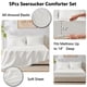 thumbnail image 5 of Juego De Ropa De Cama Para Cama Individual En Una Bolsa Color Blanco Seersucker 5 Piezas, 5 of 9