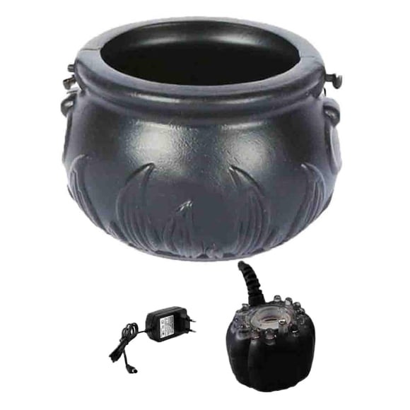 Bruja De Halloween Pot Mist Maker Decoraciones Decoración De Fiesta Máquina De Niebla Prom Prop