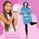 thumbnail image 3 of Sudadera con capucha Disney Blue Stitch, forro polar sherpa para niños, 3 of 6