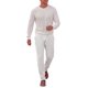thumbnail image 2 of Pantalones de pana suaves de pierna recta con cintura de cordón ligera para hombre 36 Blanco, 2 of 6