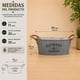 thumbnail image 4 of Set 2 Macetero Metalico Gris Ovalado Decorativo Con Asas L, 4 of 7