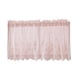 thumbnail image 1 of Xiao Hua Cortina de Encaje con Bordado de Flores, Cortina Corta Translúcida con Hilo de Encaje, Adecuada para Decoración de Dormitorio y Cocina, Rosa, 1 Pieza, 29.13 x 24.02 Pulgadas, 1 of 4