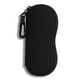 thumbnail image 1 of Funda para gafas Hion Soft Pouch de neopreno con clip para cinturón, color negro, 1 of 3