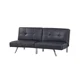 thumbnail image 1 of Futón Sofá Cama Osaka Reclinable 3 Posiciones Tela Negro, 1 of 3