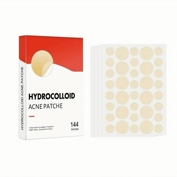 Hydrocolloid Acne Patches: Daily Skin Care for Zits & Blemishes - Mild & Non-Irritating!