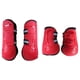 thumbnail image 3 of 4 Uds Botas De Caballos Protección De Piernas Para Entrenamiento De Salto Accesorios Ecuestres Rojo XL, 3 of 5