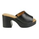 thumbnail image 1 of Sandalia New Walk Plataforma Negra, 1 of 6