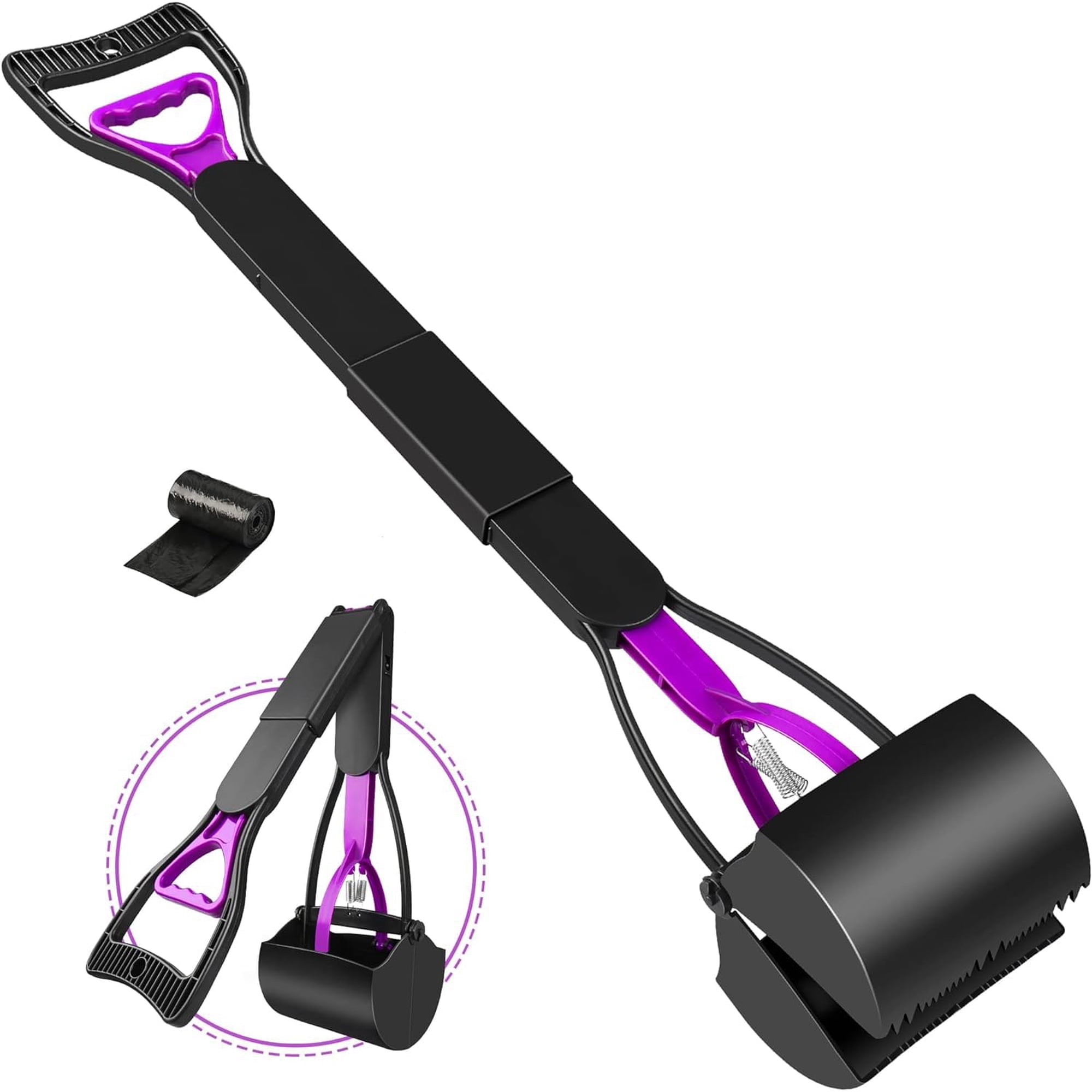 Pooper Scooper Upsky De 81 Cm Para Perros Grandes Y Pequeños Con Bolsas De Basura