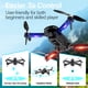 thumbnail image 4 of Drone Acrobático Contixo F16 Plegable con Cámara Full HD 1080p, FPV, Motor Brushless, Control por Gestos y Estuche, Negro, 4 of 8