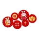 thumbnail image 3 of Decoración China Adhesivo De Pared Calcomanías Papel Flores Ventilador Para Dormitorio Decoración Estilo D, 3 of 3