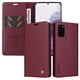 thumbnail image 3 of Funda Billetera de Cuero para Samsung Galaxy S20 Plus con Tarjetero y Soporte - Tapa Magnética Rojo, 3 of 6