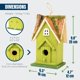 thumbnail image 2 of Casa para Pájaros MEKKAPRO Rústica de Madera para Exterior 24.9x16x11.9 cm, 2 of 8