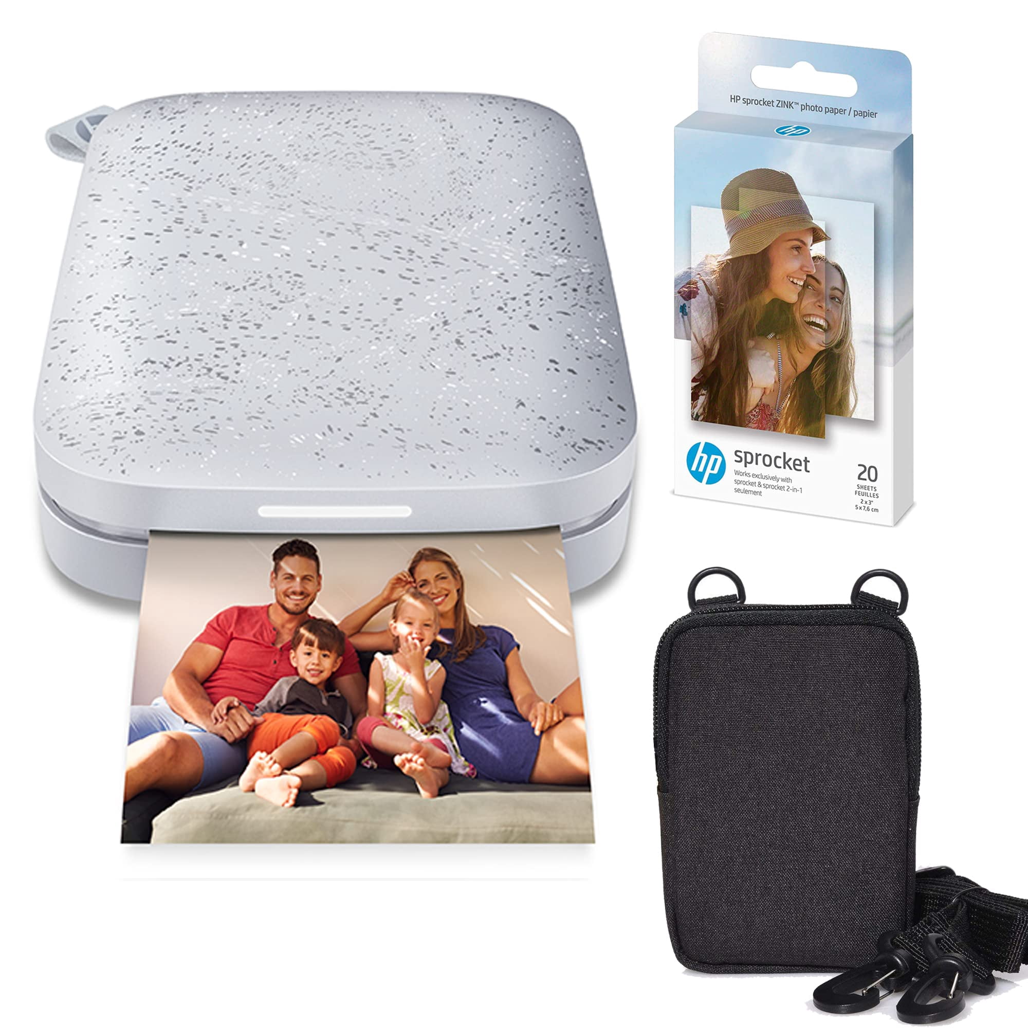 Impresora Fotográfica Hp Sprocket Portable 2x3 (luna Pearl) Con Papel