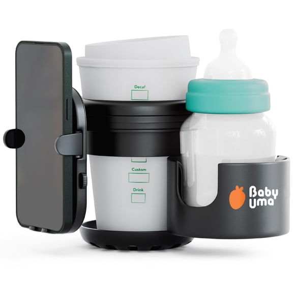 Portavasos y soporte para teléfono 3 en 1 Baby Uma para cochecito