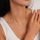 thumbnail image 3 of Collar Ursteel 38+6 cm Perla Chapado en Oro 14K, 3 of 7