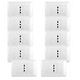 thumbnail image 1 of Pack 10 Tomacorriente Simple 10/16a 250v Blanco, 1 of 3