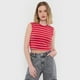thumbnail image 2 of Polera Mujer Sin Mangas Crop Rojo Corona, 2 of 5