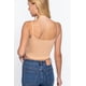 thumbnail image 3 of Top CCwholesalesclothings Algodón Spandex Cuello Redondo Copa Removible Durazno Dorado, 3 of 5