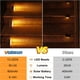 thumbnail image 5 of Luces solares para escaleras VOLISUN, paquete de 6, resistentes al agua IP67 3000 K, 5 of 6