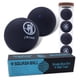 thumbnail image 1 of Bolas de squash J Bryant 40 mm 20 g paquete de 4 con punto azul, 1 of 6