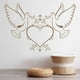 thumbnail image 2 of Decomural Love Birds Doves Heart WS-18508, 2 of 2