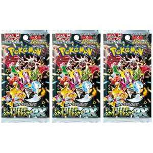 Juego De Cartas Pokémon Japonés De Clase Alta Shiny Treasure Sv4A, Paquete De Refuerzo (3 Paquetes)