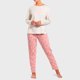 thumbnail image 1 of Pijama Largo Algodón Multicolor Talla XL, 1 of 3