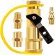 thumbnail image 1 of Kit de adaptadores de conexión rápida para propano de 1/4 pulgada con válvula de cierre, 1 of 3