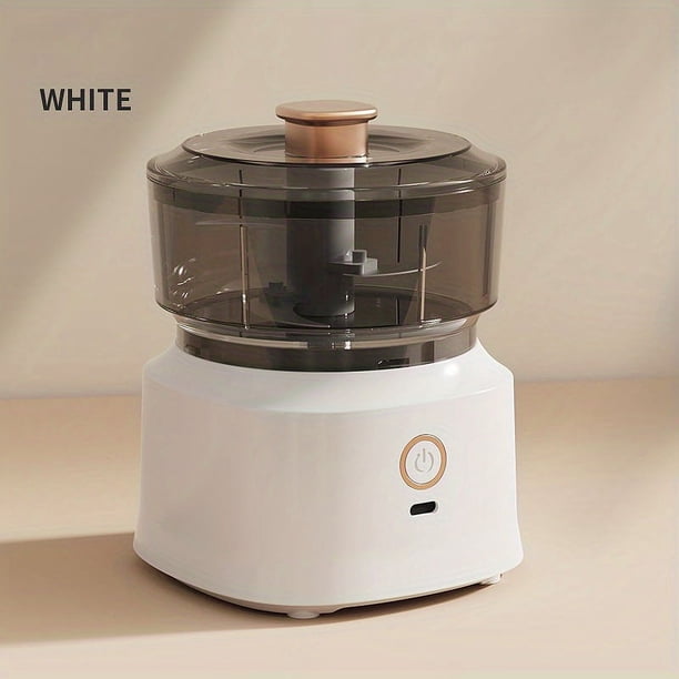 1 Pcs Electric Foods Chopper, Kitchen Multifunctional Cooking Machine, Wireless Electric Meat Grinder, Household Garlic Masher, Auxiliary Food Machine, Garlic Mixer, Stainless Steel Blade, Kitchen Stu