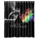 thumbnail image 1 of Cortina de ducha con diseño de Pink Floyd, juego de cortinas de baño con ganchos, tamaño 60 x 72 pulgadas, 1 of 3