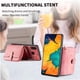 thumbnail image 2 of Funda Tipo Cartera con Correa Cruzada para Samsung Galaxy A30/A20 Protección Contra Golpes Rosa, 2 of 5
