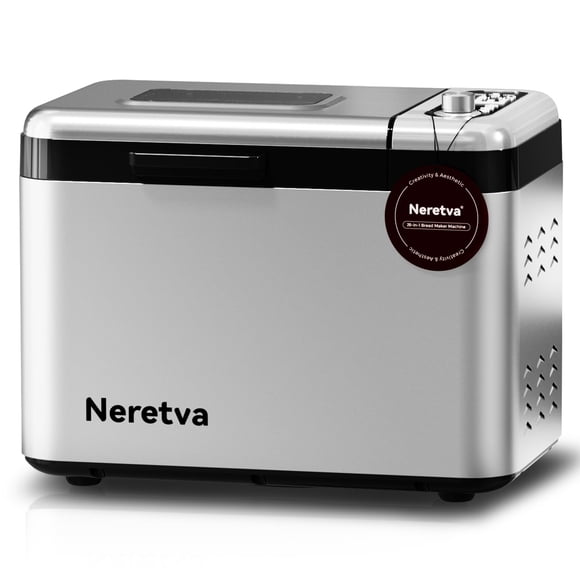 Máquina para hacer pan Neretva, 1,5 kg de capacidad, 15 en 1, acero inoxidable