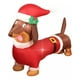 thumbnail image 1 of Perro Salchicha Pascua Navidad Inflable 1.5 Mts Pascuero, 1 of 1