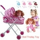 thumbnail image 2 of Juguete Muñeca Con Carrito Rosada Infantil, 2 of 3