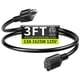 thumbnail image 1 of Cable de extensión Seeklyze 16/3, 0,9 m, 13 A, 125 V, 1625 W, negro para interiores, 1 of 9