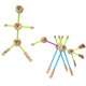 thumbnail image 4 of Set de construcción Tinkertoy Retro con 50 piezas en almacenamiento de hojalata, 4 of 7
