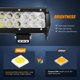 thumbnail image 3 of Barra de luz LED Nilight de 12" 72 W, combinación spot y flood, 2 piezas, 3 of 9
